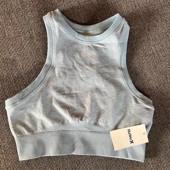 NWT Hurley Blue Racerback Rita Seamless Tank - Picture 4 of 4